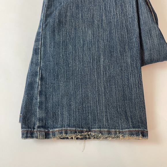 Abercrombie and Fit Jeans Womens 8 R Blue Madison Bootcut Medium Wash Y2K Boho - Picture 10 of 11